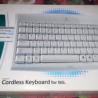 Tastiera wireless logitech x nintendo wii original