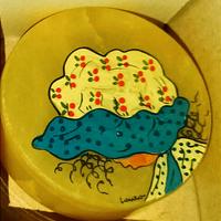 portagioie in alabastro vintage 