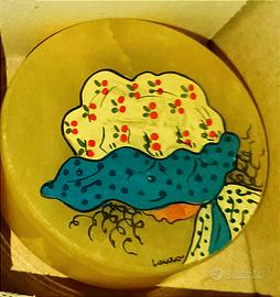 portagioie in alabastro vintage 