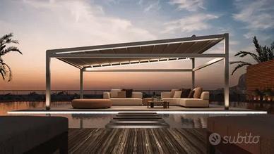 PERGOLA Autoportante tetto apribile cm L537xSP630