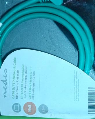 Cavo di rete RJ45  CAT6 S/FTP da 1,5m Nedis