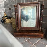 Specchio fine 800 in legno da tavolo
