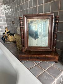 Specchio fine 800 in legno da tavolo