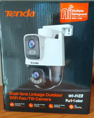 Tenda CH9 Telecamera Wi-Fi Esterno Doppia Lente 2K