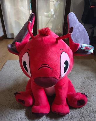  Peluche GIGANTE Leroy (Stitch rosso) Disney 60cm
