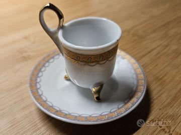 Piccola Tazzina Porcellana da Collezione Bianca