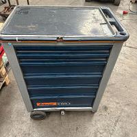 Carrellino con ruote e 6 cassetti