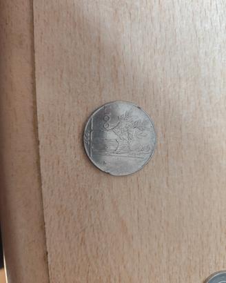 100 lire minerva anno 1957