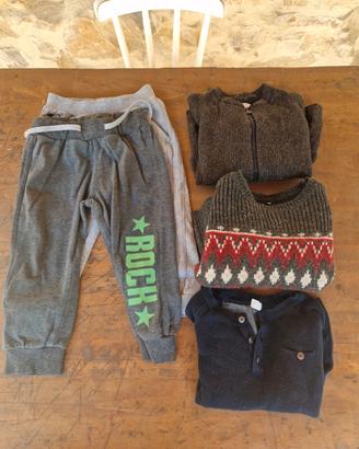 lotto abbigliamento bambino 92 cm 