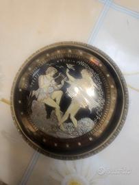 portagioie porcellana vintage e oro 24k