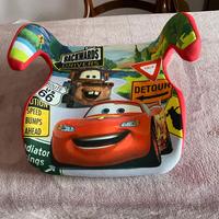 Seggiolino Alza bambino per auto Disney CARS PIXAR