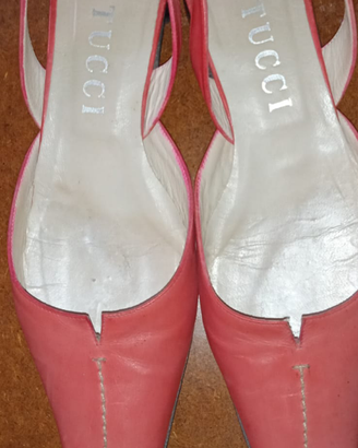 Scarpe marca Tucci color corallo.ritiro Bologna