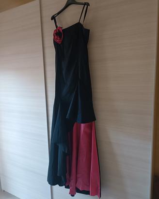Vestito donna elegante "nuovo" con stola tg.48