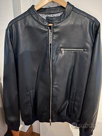 Bomber Marciano Guess in Ecopelle Nera