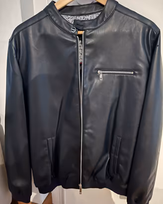 Bomber Marciano Guess in Ecopelle Nera