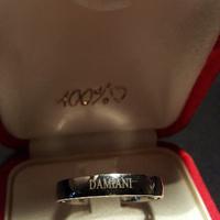 Anello Fede Damiani D-Side - oro bianco e diamanti