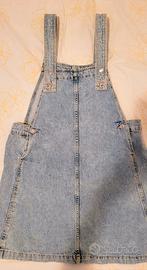 Abito Salopette Jeans Denim Mango M