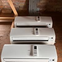 Climatizzatore con 3 splitter