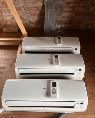 Climatizzatore con 3 splitter