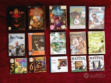 Videogiochi Originali PC (set di 15 giochi)