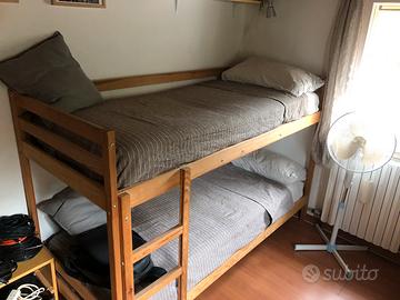 Letto a castello Ikea + armadio 3 ante