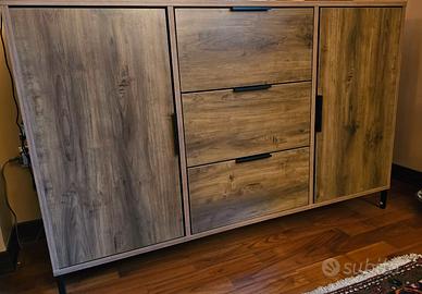 Cassettiera/Credenza SUKY Rovere Scuro