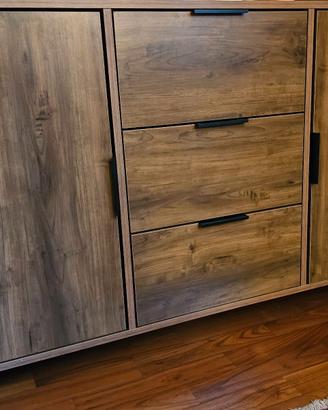Cassettiera/Credenza SUKY Rovere Scuro