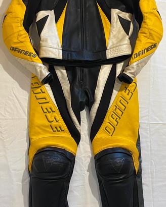 Tuta da moto in pelle spezzabile dainese