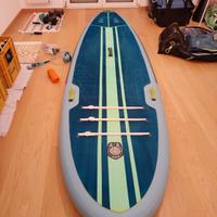  Tavola sup+pagaia 2 pezzi in vetroresina 