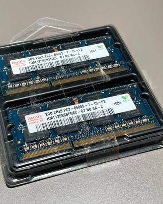RAM Apple MacBook Pro 4GB KIT 2X2GB DDR3 PERFETTO