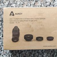 Lente Aukey 3 in 1 per cellulare