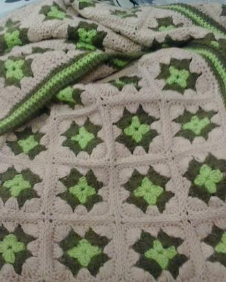 Plaid patchwork vintage nuovo PURA LANA