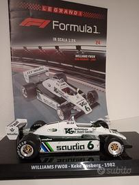 F1 Williams fw08 1:24 Keke Rosberg 