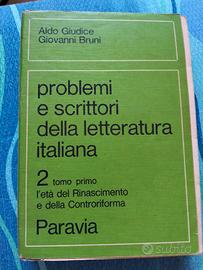 Problemi e scrittori della letteratura italiana 