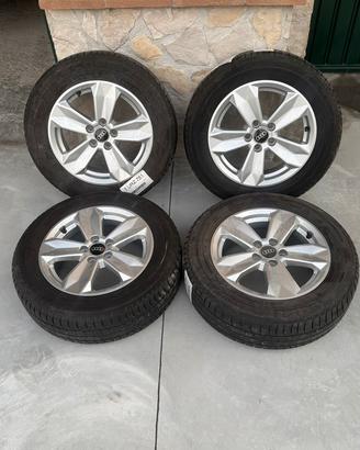 Cerchi in lega+gomme audi r15 Nuovi