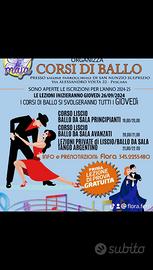 Corsi di ballo liscio/da sala. Tango argentino