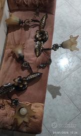 Coppia di applique da muro/lampadari da soffitto. 