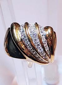 ANELLO ORO E DIAMANTI NATURALI