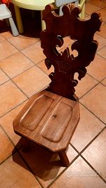 Seggiolina spagnola in legno