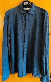 Camicia uomo Conbipel XXL/slim 100% cotone, blu