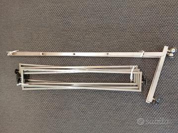 carrello/espositore/mensole Met.cromato, negozio