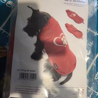 Maglione rosso per cani piccoli taglia 24