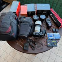 Sony Alpha 7M4 con obiettivi