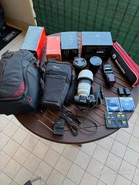 Sony Alpha 7M4 con obiettivi