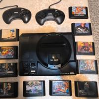 Sega mega drive 16 bit + 11 giochi + 2 joystick or