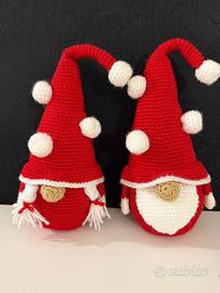 Coppia gnomi amigurumi