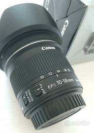 Canon EF-S 10-18 f/4.5-5.6 IS STM + paraluce