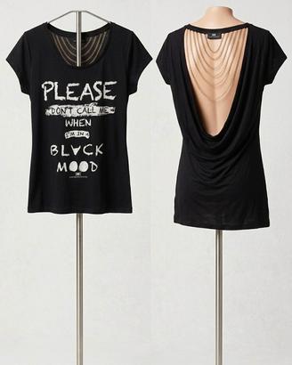 T-shirt Elisabetta Franchi Nera