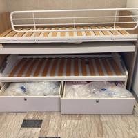 Letti con scrittoio salvaspazio