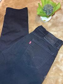 Vintage Long Jeans Levi's 504, Black Y2K